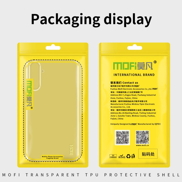 For Samsung Galaxy A73 5G MOFI Ming Series Ultra-thin TPU Phone Case(Transparent) - Galaxy Phone Cases by MOFI | Online Shopping UK | buy2fix