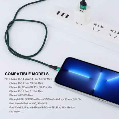 ENKAY ENK-CB118 1m USB 3.0 to 8 Pin 3A Fast Charging Sync Data Cable(Green) - Normal Style Cable by ENKAY | Online Shopping UK | buy2fix