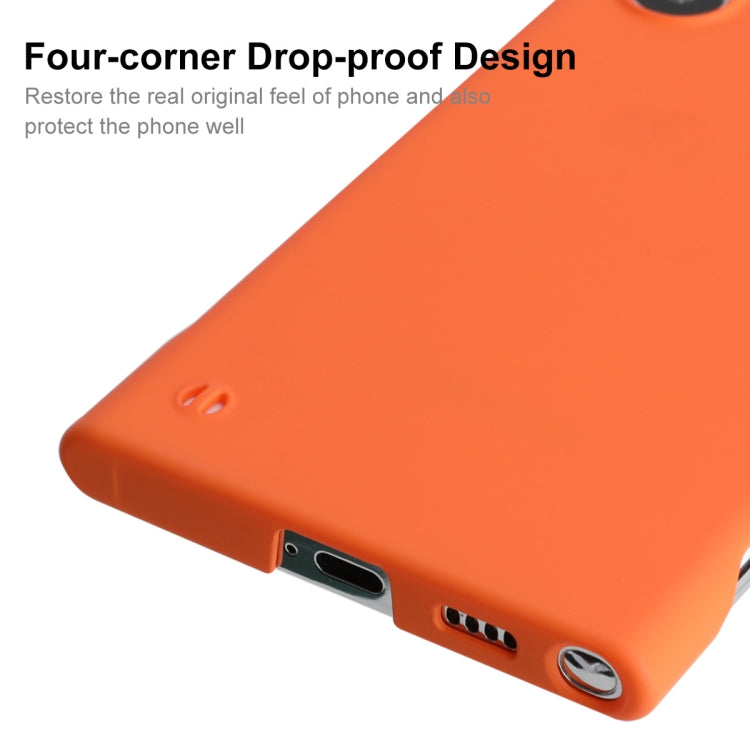 For Samsung Galaxy S23 Ultra 5G ENKAY Matte Frameless Hard PC Case(Orange) - Galaxy S23 Ultra 5G Cases by ENKAY | Online Shopping UK | buy2fix