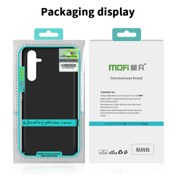 For Samsung Galaxy S25 5G MOFI Frosted PC Ultra-thin Hard Phone Case(Black) - Galaxy S25 5G Cases by MOFI | Online Shopping UK | buy2fix