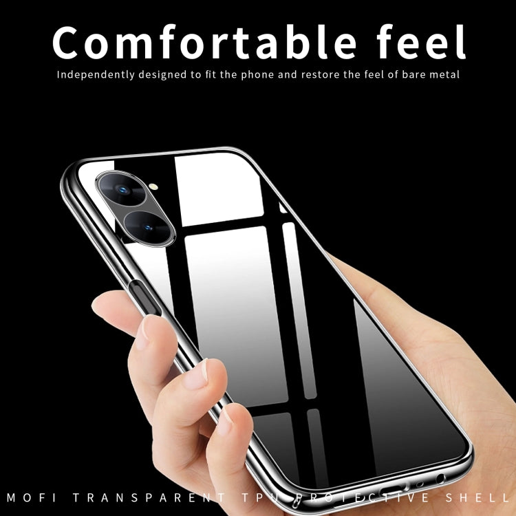 For Realme V30 / V30T MOFI Ming Series Ultra-thin TPU Phone Case(Transparent) - Realme Cases by MOFI | Online Shopping UK | buy2fix