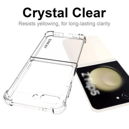 For Samsung Galaxy Z Flip5 ENKAY Clear TPU Shockproof Anti-slip Phone Case - Galaxy Z Flip5 Cases by ENKAY | Online Shopping UK | buy2fix