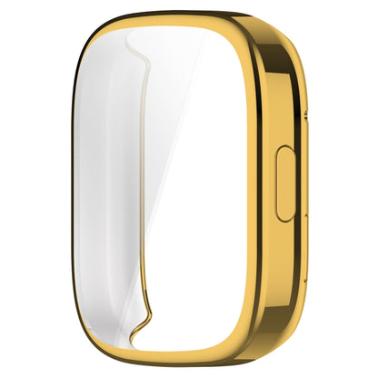 For Redmi Watch 3 Lite TPU Fully Enclosed Watch Protective Case(Gold) - Watch Cases by buy2fix | Online Shopping UK | buy2fix