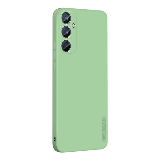 For Samsung Galaxy A55 PINWUYO Sense Series Liquid Silicone TPU Phone Case(Green) - Galaxy Phone Cases by PINWUYO | Online Shopping UK | buy2fix