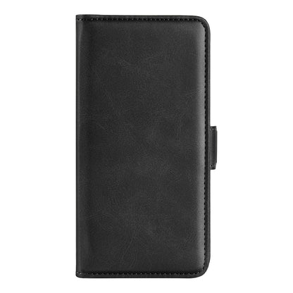 For iPhone 16 Plus Dual-side Magnetic Buckle Horizontal Flip Leather Phone Case(Black) - iPhone 16 Plus Cases by buy2fix | Online Shopping UK | buy2fix