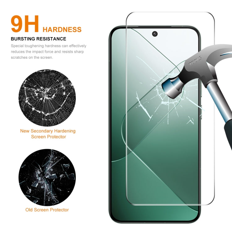 For Xiaomi 14 2pcs ENKAY Hat-Prince 0.26mm 9H 2.5D High Aluminum-silicon Tempered Glass Film - 14 Tempered Glass by ENKAY | Online Shopping UK | buy2fix