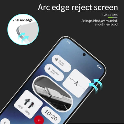 For Nothing Phone 2a PINWUYO 9H 2.5D Full Screen Tempered Glass Film(Black) - Others by PINWUYO | Online Shopping UK | buy2fix