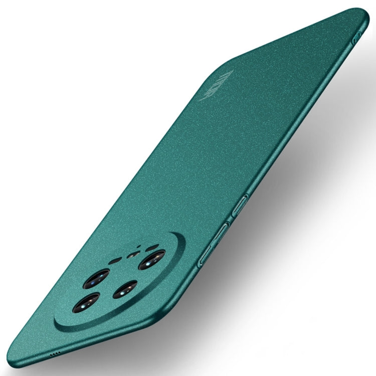 For Xiaomi 14 Ultra MOFI Fandun Series Frosted PC Ultra-thin All-inclusive Phone Case(Green) - 14 Ultra Cases by MOFI | Online Shopping UK | buy2fix