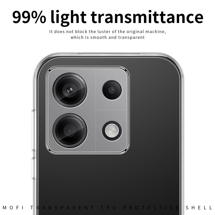 For Xiaomi Redmi Note 13 Pro MOFI Ming Series Ultra-thin TPU Phone Case(Transparent) - Note 13 Pro Cases by MOFI | Online Shopping UK | buy2fix