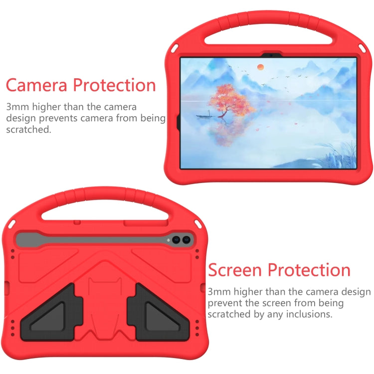 For Samsung Galaxy Tab S10 EVA Shockproof Tablet Case with Holder(Red) - Tab S10 Cases by buy2fix | Online Shopping UK | buy2fix