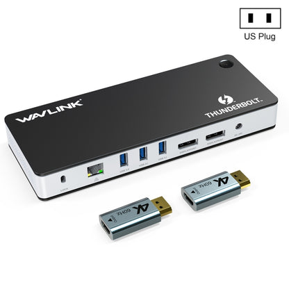 Wavlink UTD21H 60W Host Charging Thunderbolt 3 Docking Station 4K Dual Display 11 in 1 Ports, Plug:US Plug -  by WAVLINK | Online Shopping UK | buy2fix