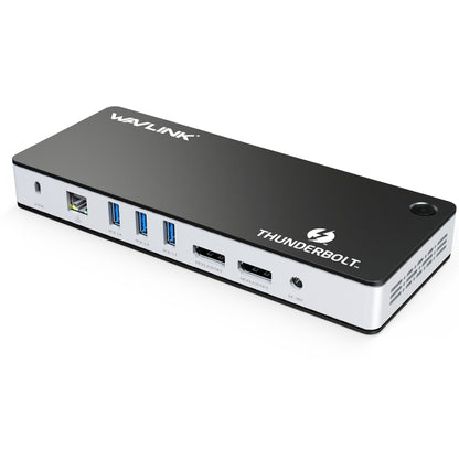 Wavlink UTD21H 60W Host Charging Thunderbolt 3 Docking Station 4K Dual Display 11 in 1 Ports, Plug:US Plug -  by WAVLINK | Online Shopping UK | buy2fix