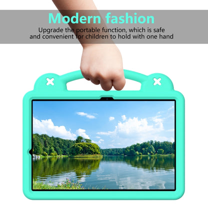 For Samsung Galaxy Tab S10+12.4 X820 Handle Kickstand Children EVA Shockproof Tablet Case(Mint Green) - Tab S10+ Cases by buy2fix | Online Shopping UK | buy2fix