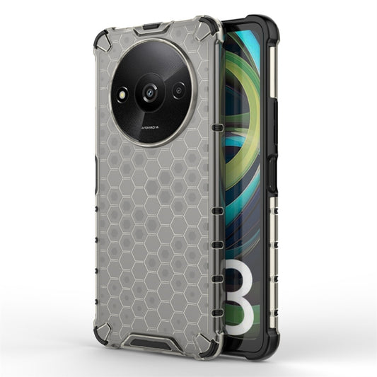 For Xiaomi Redmi A3 Shockproof Honeycomb Phone Case(Black) - Xiaomi Cases by buy2fix | Online Shopping UK | buy2fix