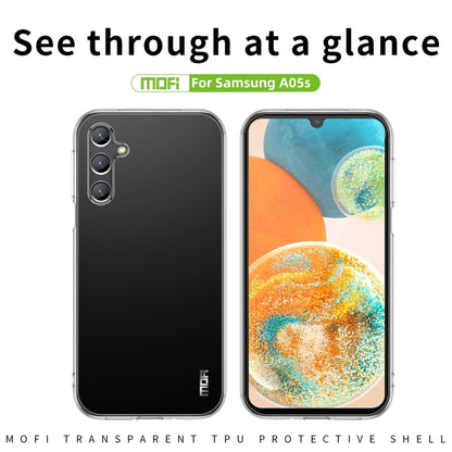 For Samsung Galaxy A05s MOFI Ming Series Ultra-thin TPU Phone Case(Transparent) - Galaxy Phone Cases by MOFI | Online Shopping UK | buy2fix