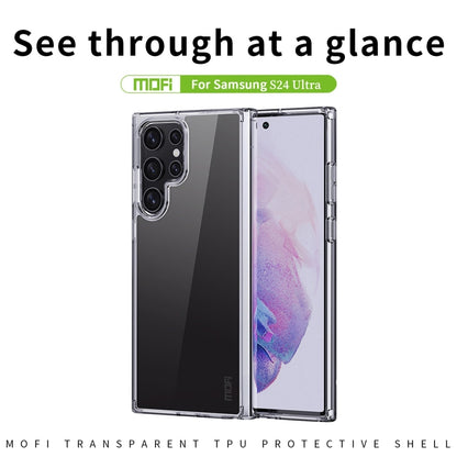 For Samsung Galaxy S24 Ultra 5G MOFI Ming Series Ultra-thin TPU Phone Case(Transparent) - Galaxy S24 Ultra 5G Cases by MOFI | Online Shopping UK | buy2fix