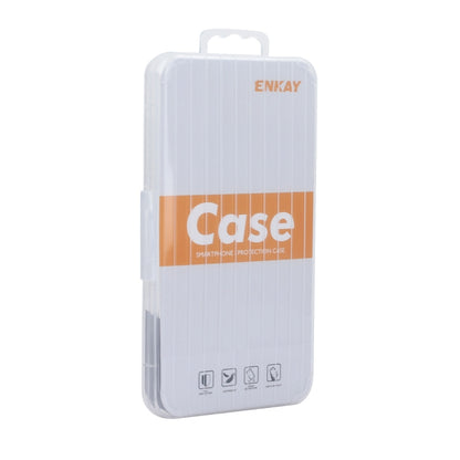 For iPhone 14 ENKAY MagSafe Matte TPU Phone Case with Lens Film(Dark Blue) - iPhone 14 Cases by ENKAY | Online Shopping UK | buy2fix