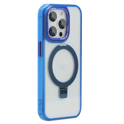 For iPhone 12 Pro Max Starlink Stand Clear Magsafe Phone Case(Blue) - iPhone 12 Pro Max Cases by buy2fix | Online Shopping UK | buy2fix