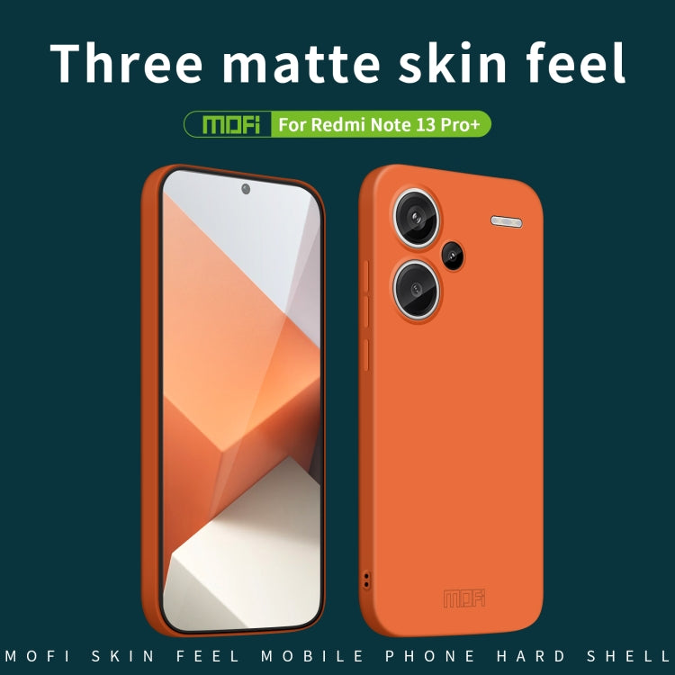 For Xiaomi Redmi Note 13 Pro+ MOFI Qin Series Skin Feel All-inclusive PC Phone Case(Blue) - Note 13 Pro+ Cases by MOFI | Online Shopping UK | buy2fix