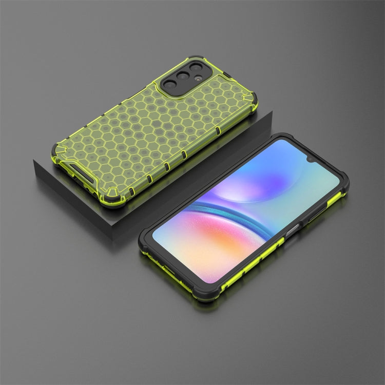 For Samsung Galaxy A05s Shockproof Honeycomb Phone Case(Green) - Galaxy Phone Cases by buy2fix | Online Shopping UK | buy2fix