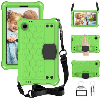 For Blackview Tab 60 8.7 2023 Honeycomb EVA Hybrid PC Tablet Case with Strap(Green+Black) - Others by buy2fix | Online Shopping UK | buy2fix