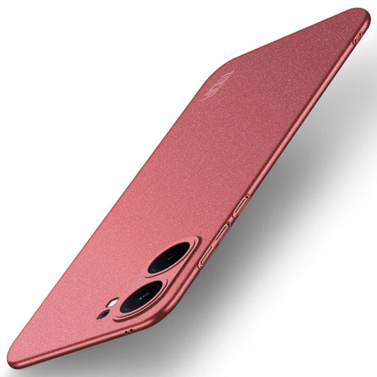 For vivo iQOO Neo9 / Neo9 Pro MOFI Fandun Series Frosted PC Ultra-thin All-inclusive Phone Case(Red) - vivo Cases by MOFI | Online Shopping UK | buy2fix