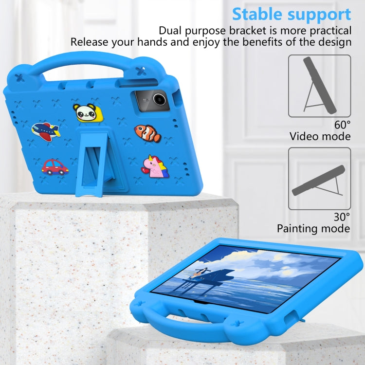 For Huawei MatePad SE 11 2024 Handle Kickstand Children EVA Shockproof Tablet Case(Sky Blue) - Huawei by buy2fix | Online Shopping UK | buy2fix