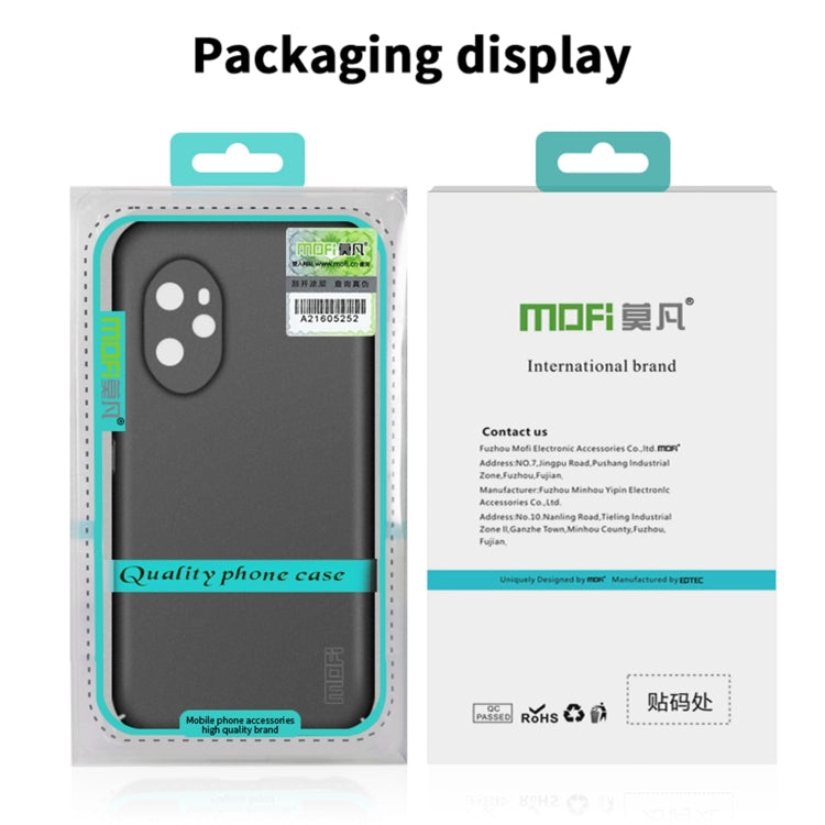 For Honor Magic6 MOFI Fandun Series Frosted PC Ultra-thin All-inclusive Phone Case(Black) - Honor Cases by MOFI | Online Shopping UK | buy2fix