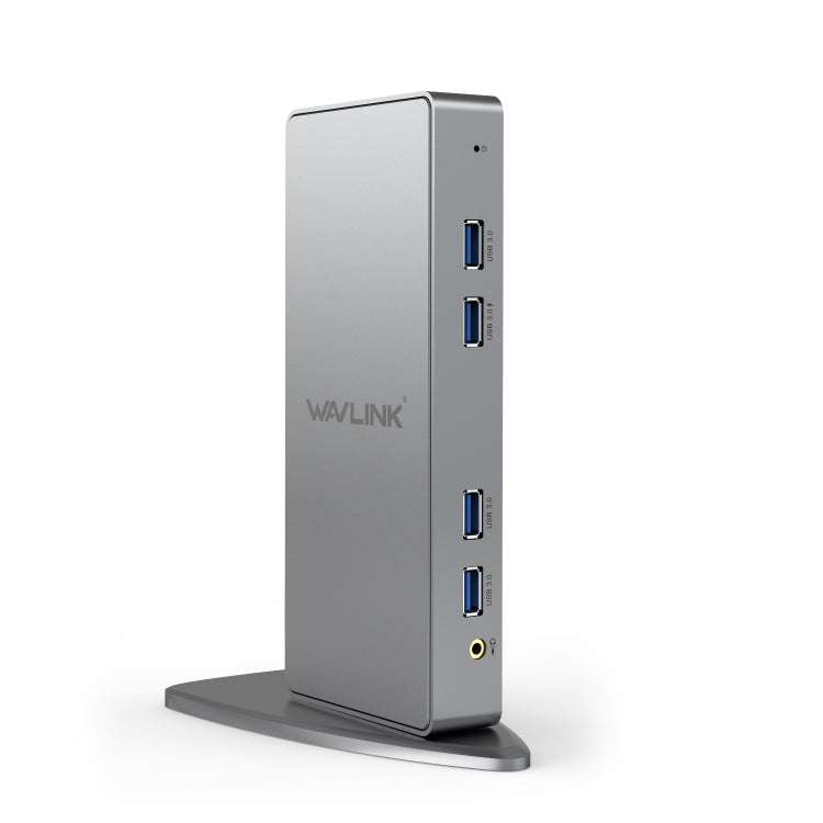 WAVLINK WL-UG39DK7 USB3.0 Hub Adapter Multi-Screen Graphics Card Universal Docking Station, Plug:EU Plug - USB HUB by WAVLINK | Online Shopping UK | buy2fix