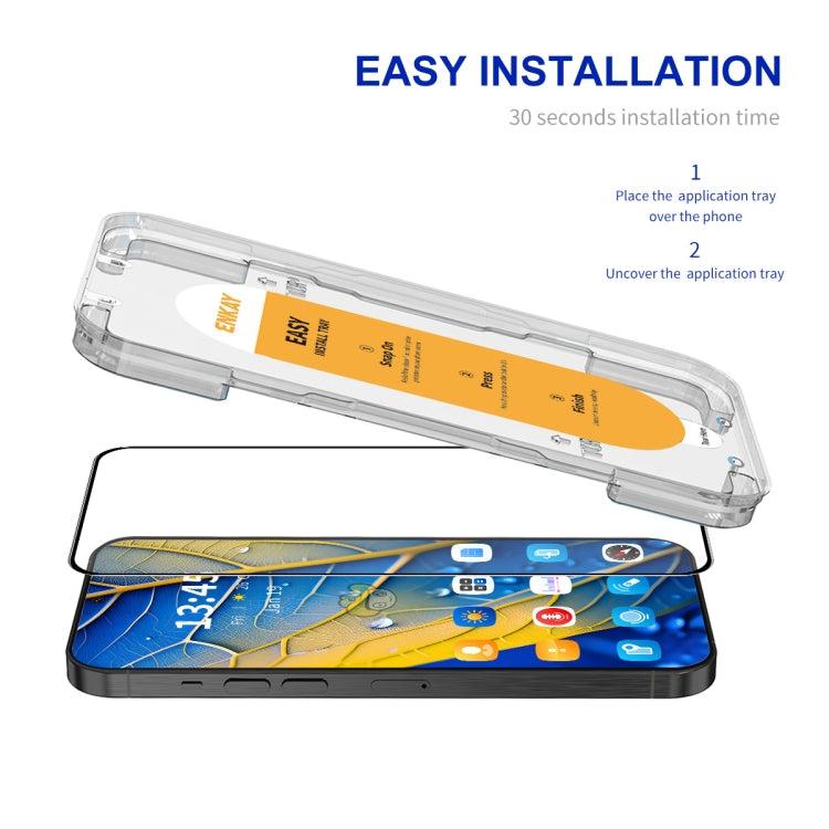 For Samsung Galaxy S23 FE 5G ENKAY Easy Install High Alumina Silicon Full Glass Film - Galaxy S23 FE 5G Tempered Glass by ENKAY | Online Shopping UK | buy2fix