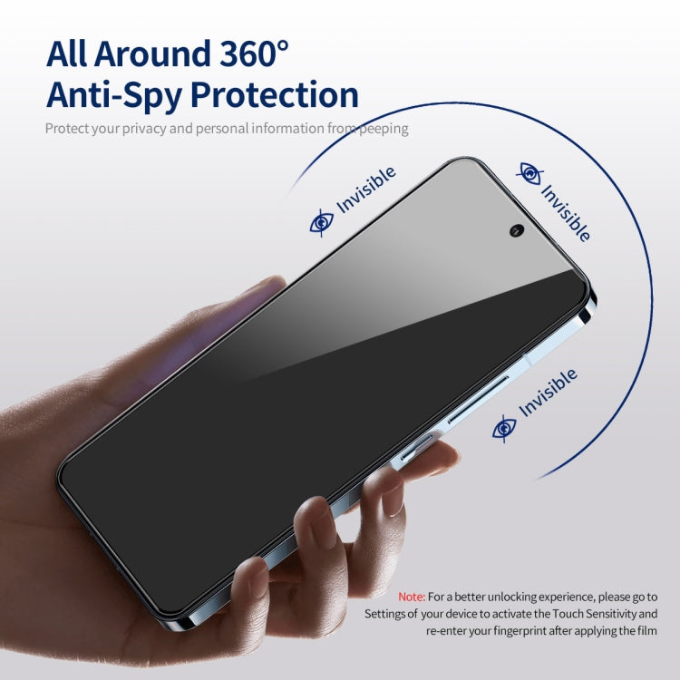 For iPhone 15 ENKAY Hat-Prince 360 Degree Anti-peeping Privacy Full Screen Tempered Glass Film - iPhone 15 Tempered Glass by ENKAY | Online Shopping UK | buy2fix