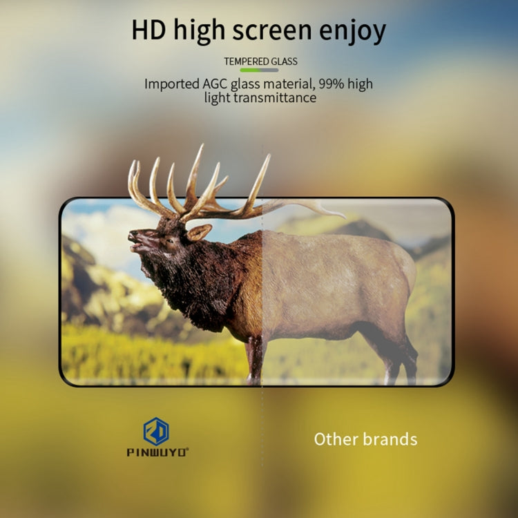 For OPPO Find X7 PINWUYO 9H 3D Hot Bending Tempered Glass Film - OPPO Tempered Glass by PINWUYO | Online Shopping UK | buy2fix