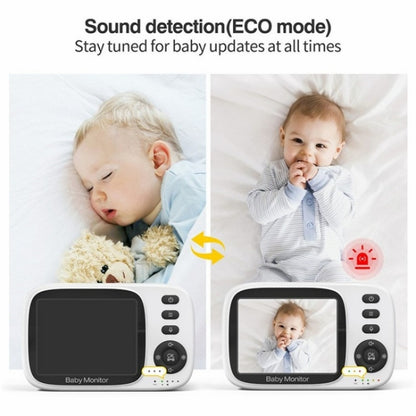 MC632A 2 Way Voice Talk Temperature Monitoring Baby Camera 3.2 inch Screen Baby Monitor(AU Plug) - Baby Monitor by buy2fix | Online Shopping UK | buy2fix