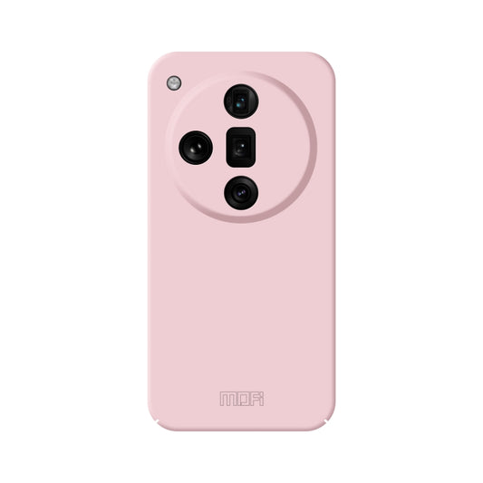 For OPPO Find X7 MOFI Qin Series Skin Feel All-inclusive PC Phone Case(Pink) - Find X7 Cases by MOFI | Online Shopping UK | buy2fix