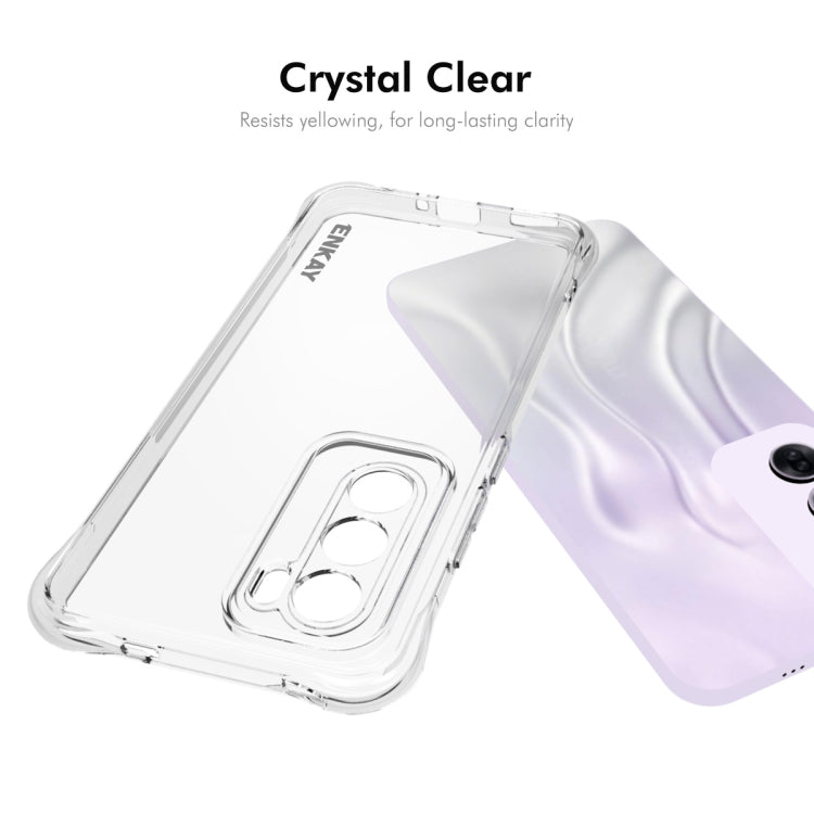 For OPPO Reno12 Global ENKAY Clear TPU Shockproof Anti-slip Phone Case - OPPO Cases by ENKAY | Online Shopping UK | buy2fix