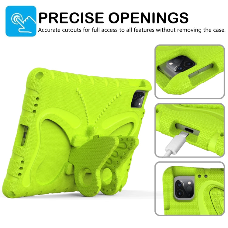 For iPad Air 11 2024 Butterfly Bracket EVA Shockproof Tablet Case(Mint Green) - iPad Air 11 2024 Cases by buy2fix | Online Shopping UK | buy2fix