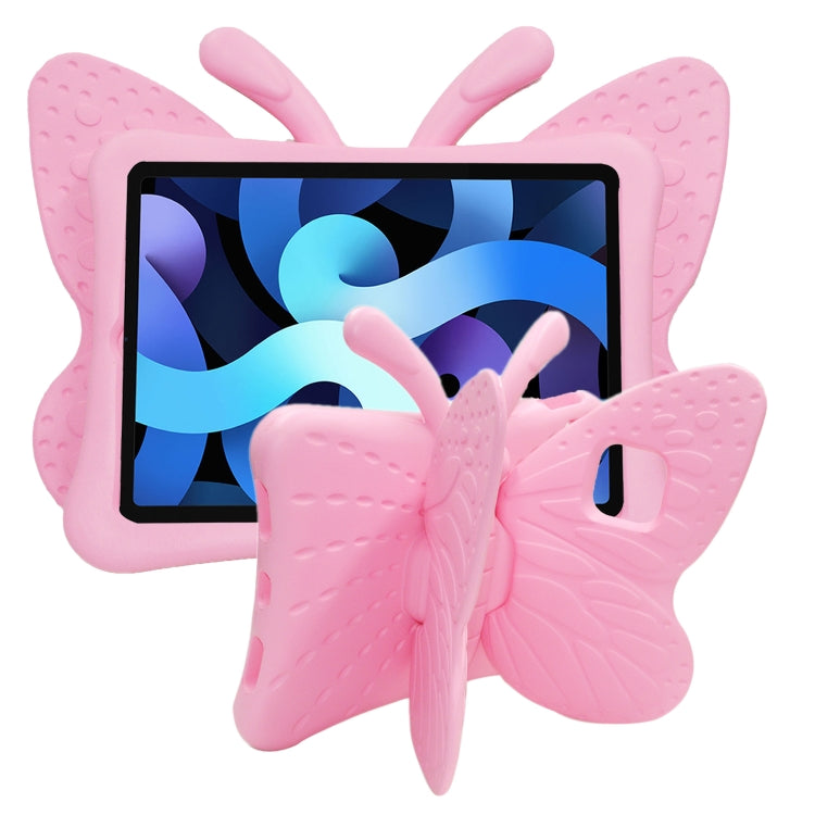 For iPad Pro 11 2024 Butterfly Bracket Kids EVA Shockproof Tablet Case(Pink) - iPad Pro 11 2024 Cases by buy2fix | Online Shopping UK | buy2fix