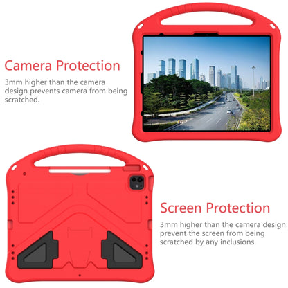 For iPad Air 13 2024 EVA Shockproof Tablet Case with Holder(Red) - iPad Air 13 2024 Cases by buy2fix | Online Shopping UK | buy2fix