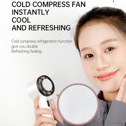 WX-625 Cold Compress Function Portable Mini Summer Fan Handheld Cooling Fan(Baby Blue) - Electric Fans by buy2fix | Online Shopping UK | buy2fix