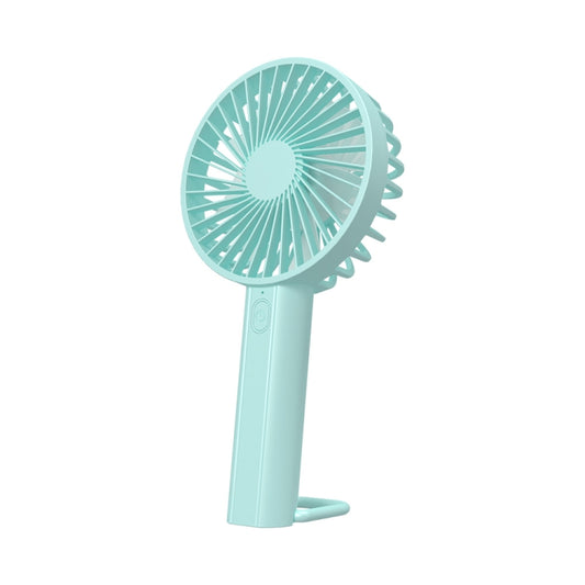 F35 With Hanging Hole Rechargeable Cooling Fan Powerful Handheld Fan 1200mAh Desk Fan(Baby Blue) - Electric Fans by buy2fix | Online Shopping UK | buy2fix