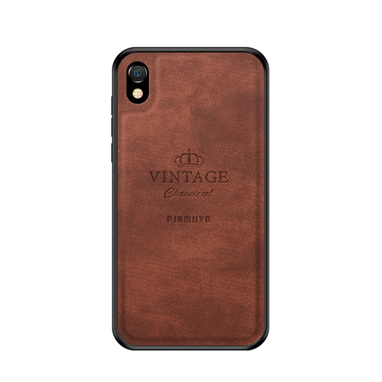 PINWUYO Shockproof Waterproof Full Coverage PC + TPU + Skin Protective Case for HUAWEI Honor 8S / Y5 2019(Brown) - Honor Cases by PINWUYO | Online Shopping UK | buy2fix