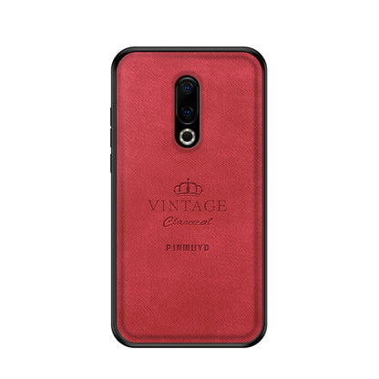 PINWUYO Shockproof Waterproof Full Coverage PC + TPU + Skin Protective Case for Meizu 16th(Red) - Meizu by PINWUYO | Online Shopping UK | buy2fix