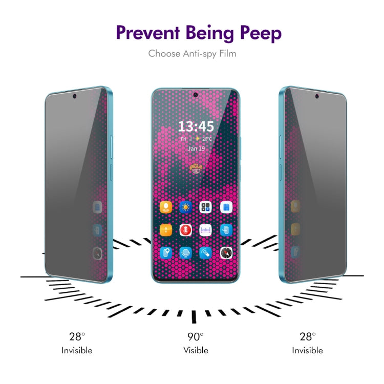 For Motorola Moto G Power 2024 ENKAY Hat-Prince 28 Degree Anti-peeping Privacy Tempered Glass Film - Motorola Tempered Glass by ENKAY | Online Shopping UK | buy2fix