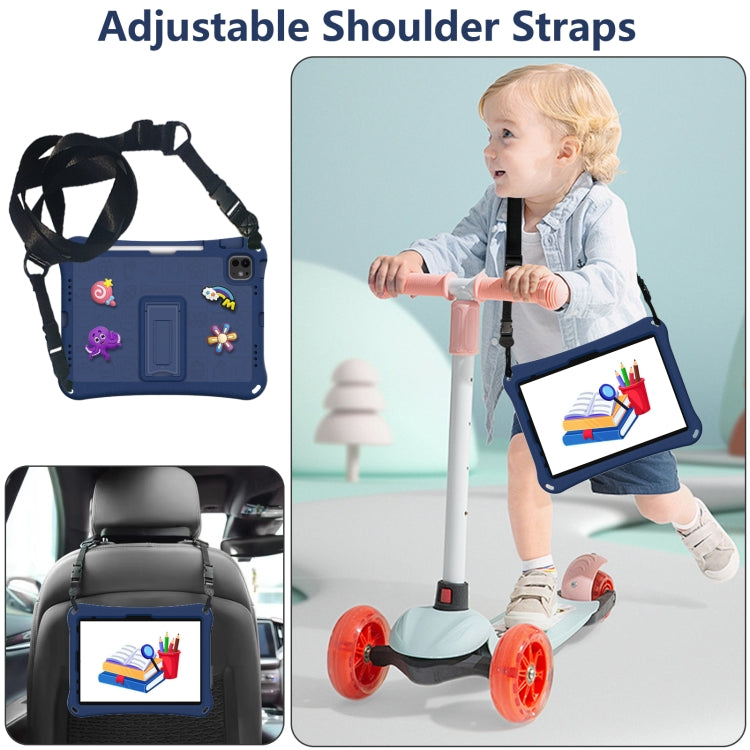 For iPad Pro 11 2024 Hi Baby EVA Full Body Tablet Case with Strap(Navy Blue) - iPad Pro 11 2024 Cases by buy2fix | Online Shopping UK | buy2fix