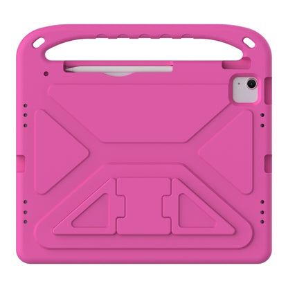 For iPad Air 13 2024 Handle EVA Shockproof Tablet Case with Holder(RoseRed) - iPad Air 13 2024 Cases by buy2fix | Online Shopping UK | buy2fix