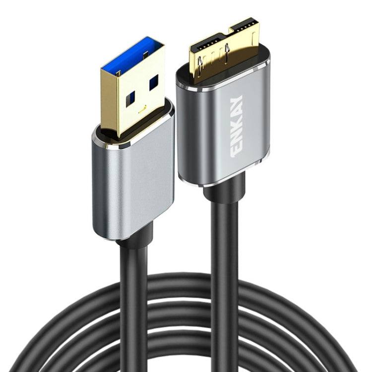 ENKAY USB 3.0 A to USB 3.0 Micro B 5Gbps Data Camera Hard Drive Cable, Length:0.5m - USB 3.0 by ENKAY | Online Shopping UK | buy2fix