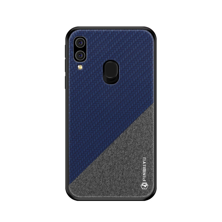 PINWUYO Honors Series Shockproof PC + TPU Protective Case for Galaxy A40(Blue) - Galaxy Phone Cases by PINWUYO | Online Shopping UK | buy2fix