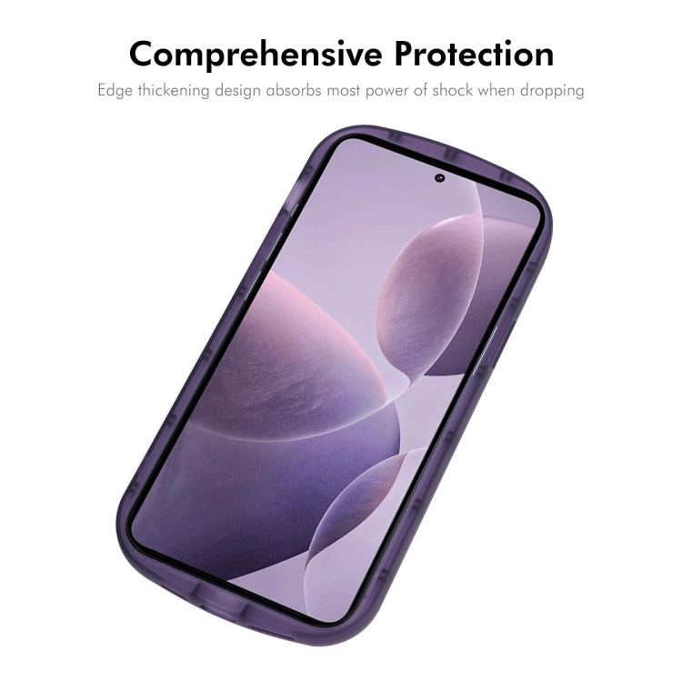 For Redmi K70 Ultra ENKAY Hat-Prince Translucent Matte TPU Shockproof Phone Case(Purple) - Xiaomi Cases by ENKAY | Online Shopping UK | buy2fix