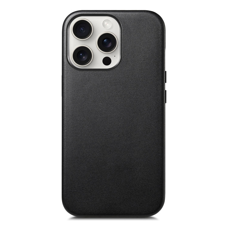 For iPhone 16 Pro Electroplated Metal Button Shockproof Phone Case(Black) - iPhone 16 Pro Cases by buy2fix | Online Shopping UK | buy2fix