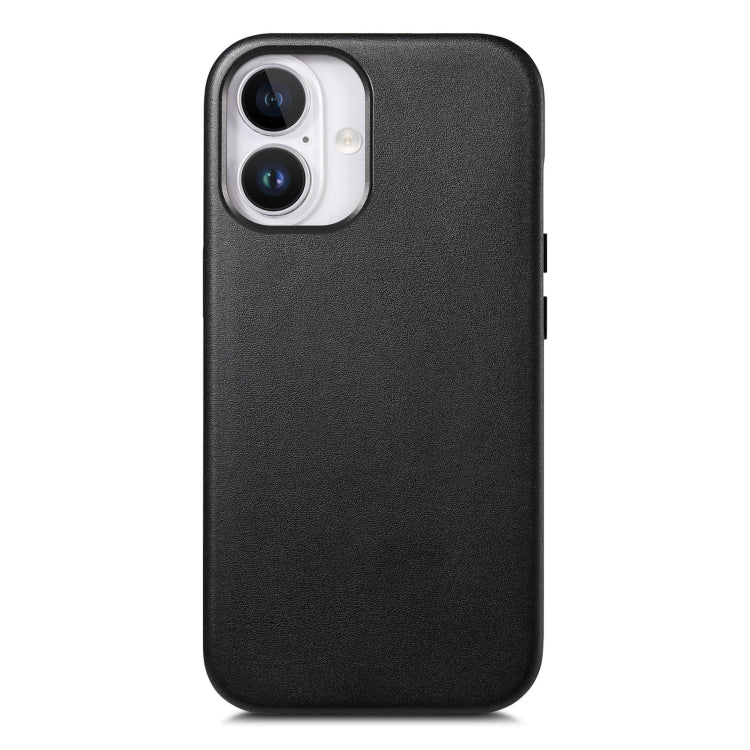 For iPhone 16 Electroplated Metal Button Shockproof Phone Case(Black) - iPhone 16 Cases by buy2fix | Online Shopping UK | buy2fix